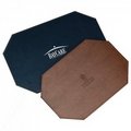 Octagonal or Rectangular Leather Placemat